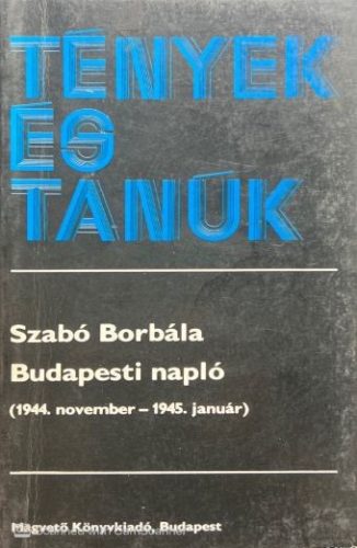 Budapesti napló - Szabó Borbála