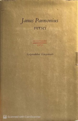 Janus Pannonius versei - Janus Pannonius
