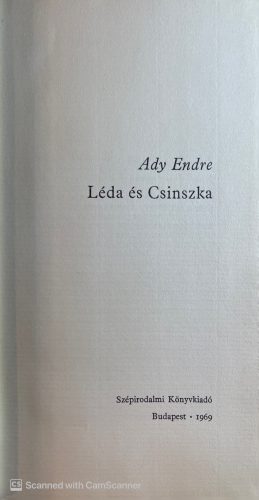 Léda és Csinszka - Ady Endre
