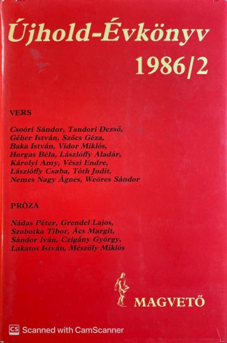 Újhold-Évkönyv 1986/2 - Csoóri Sándor