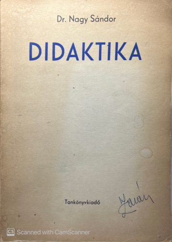 Didaktika - Dr. Nagy Sándor