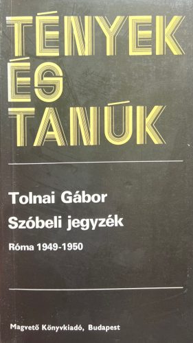 Szóbeli jegyzék -Tolnai Gábor